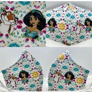 Princess Jasmine and Rajah Face Mask